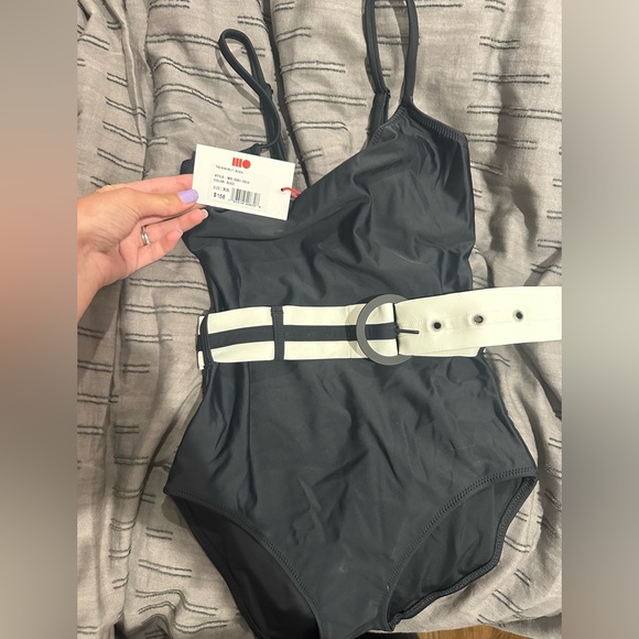 Solid & Striped The Nina Belted One-Piece Swimsuit - Picture 4 of 4